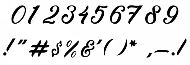 Higelak Font OTHER CHARS