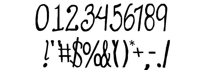 Higgledy Pigs Big Font OTHER CHARS