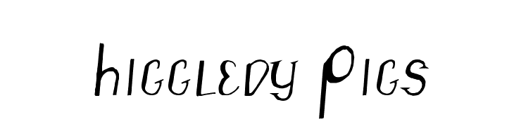 Higgledy Pigs  नि: शुल्क फ़ॉन्ट्स डाउनलोड