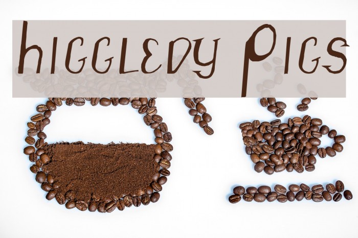 Higgledy Pigs Font examples