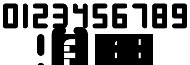 High 4 Regular Font OTHER CHARS