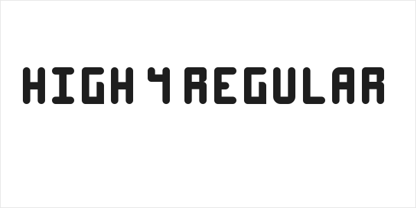 High 4 Regular Logo