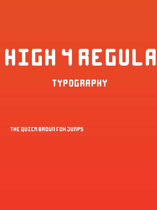 High 4 Regular Poster