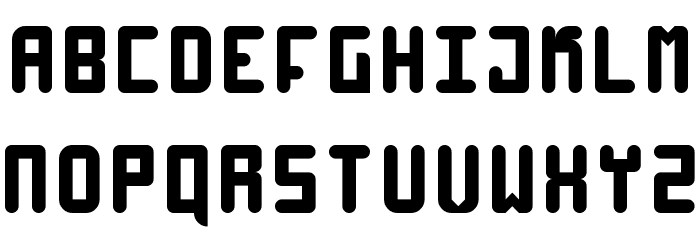 High 4 Regular Font LOWERCASE