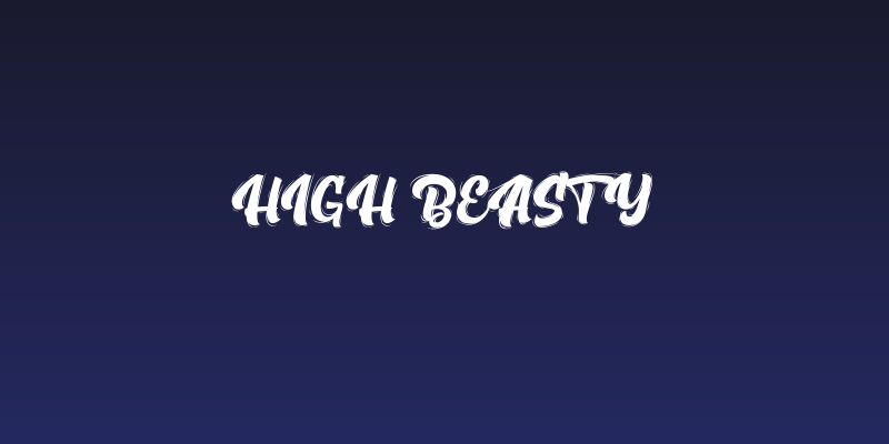 High Beasty Social Header