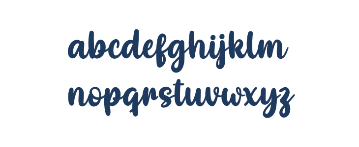 High Beginning Personal Use Lowercase