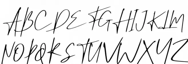 High Billion 2 Italic Schriftart Groß