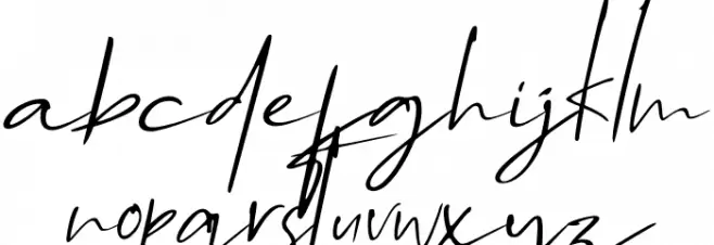 High Billion 2 Italic Caratteri MINUSCOLO