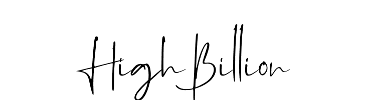 High Billion  नि: शुल्क फ़ॉन्ट्स डाउनलोड