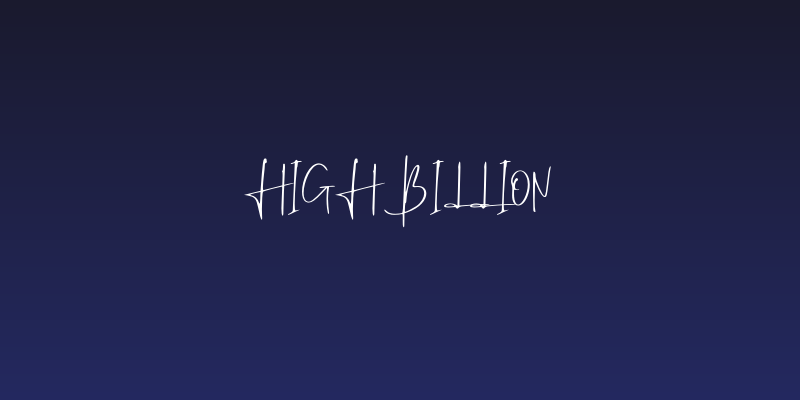 High Billion Social Header