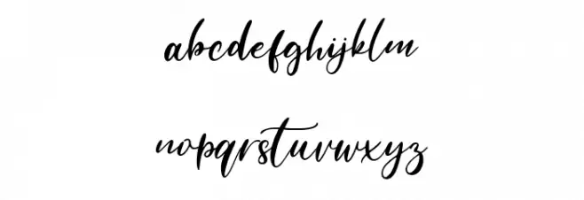 High Class 字体 小写