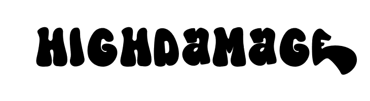 High Damage  免费字体下载