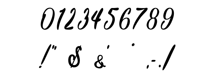 High Destiny - Personal Use Font OTHER CHARS