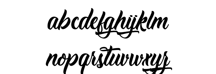 High Destiny - Personal Use Font LOWERCASE