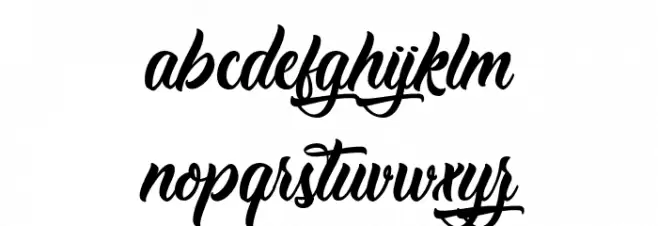 High Destiny - Personal Use フォント 小文字