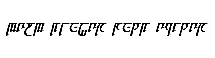 High Drowic Bold Italic Font