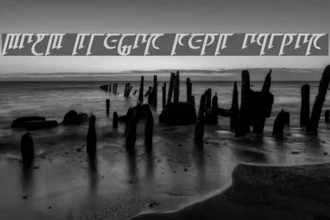 High Drowic Bold Italic Font examples