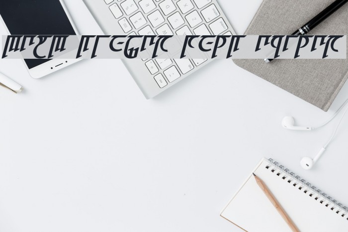 High Drowic Bold Italic Font examples