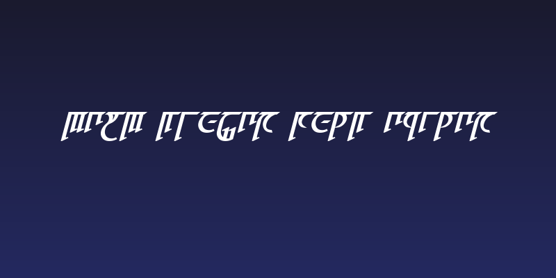 High Drowic Bold Italic Social Header