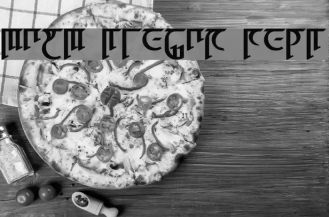 High Drowic Bold Font examples