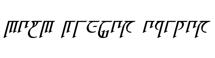 High Drowic Italic  नि: शुल्क फ़ॉन्ट्स डाउनलोड