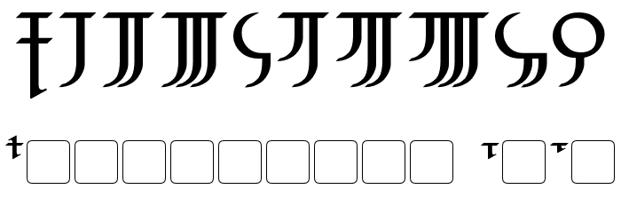 High Drowic Font OTHER CHARS