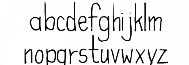 High Fiber Font LOWERCASE