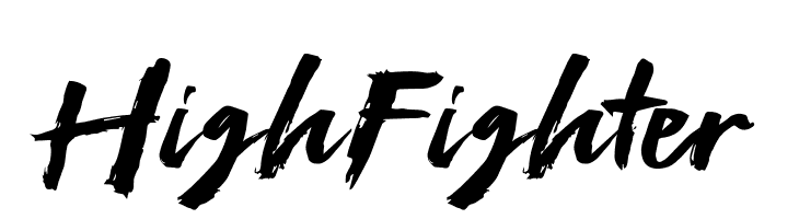 High Fighter  font caratteri gratis