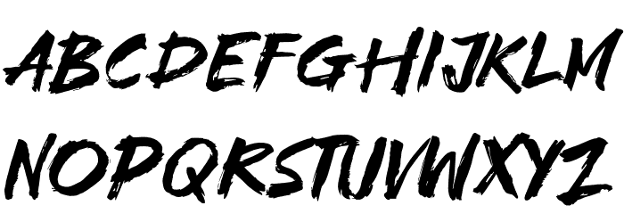 High Fighter لخطوط تنزيل الأحرف الكبيرة