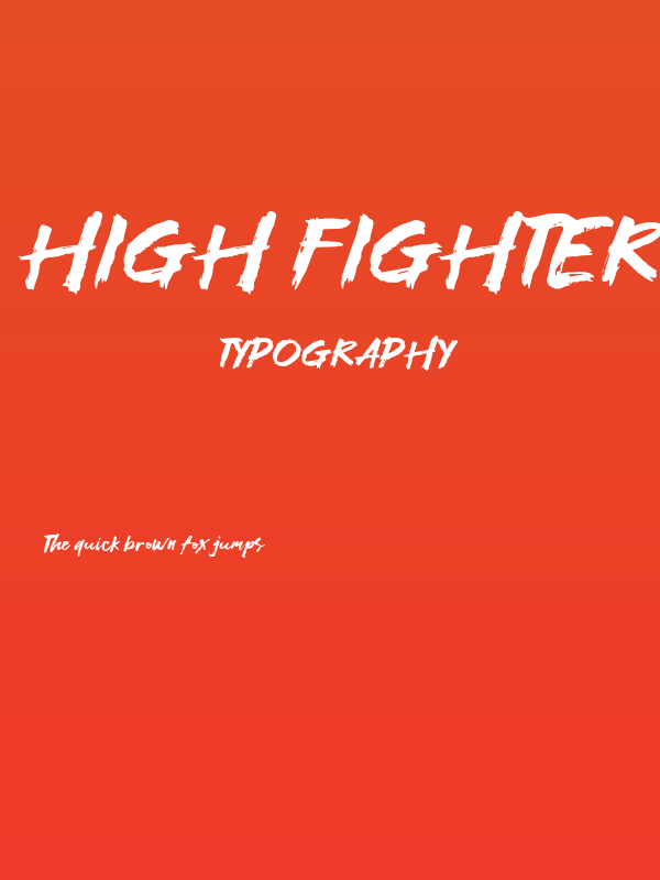 High Fighter Poster
