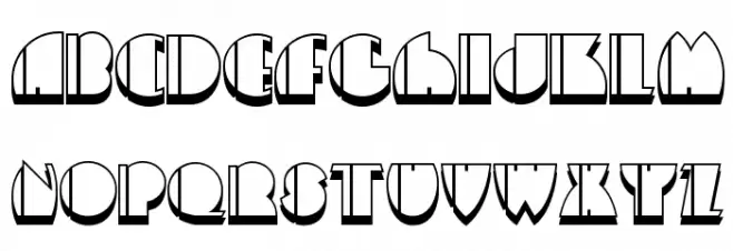 High Five Jive NF Schriftart Groß