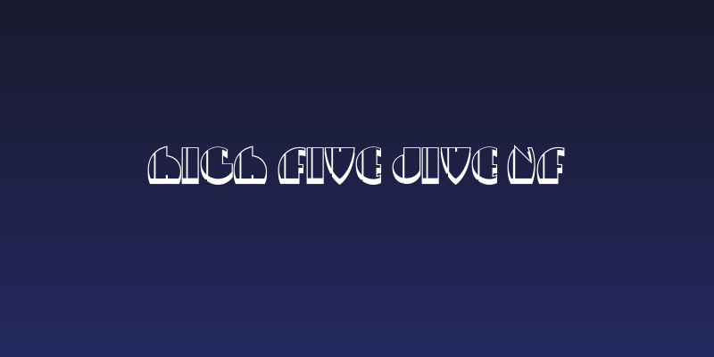 High Five Jive NF Social Header