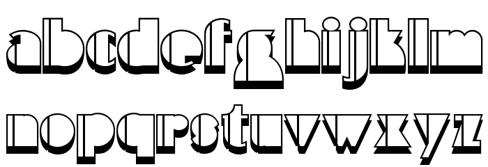 High Five Jive NF Font LOWERCASE