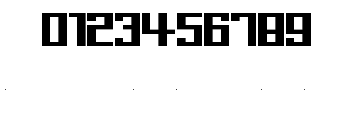 High Five Techno Regular Font OTHER CHARS