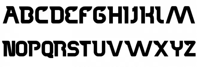 High Flagship Schriftart Groß