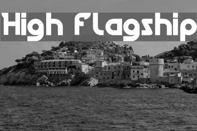 High Flagship Font examples