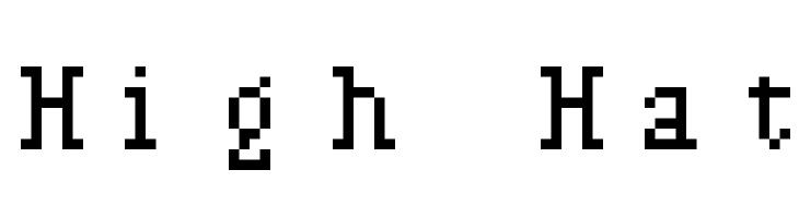 High Hat  免费字体下载