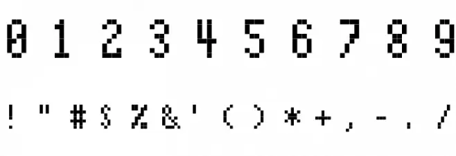 High Hat Font OTHER CHARS