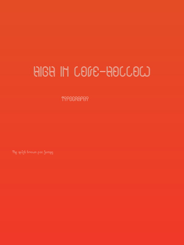 High In love-Hollow Poster