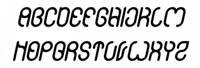 High In love Italic Schriftart Groß
