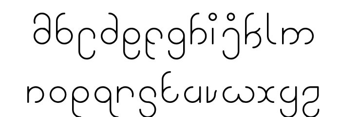 High In love-light Font LOWERCASE