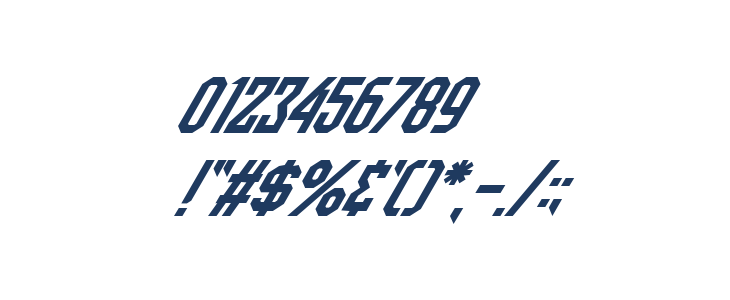 High Jersey Italic Other Characters
