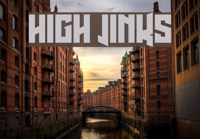 High Jinks Font examples