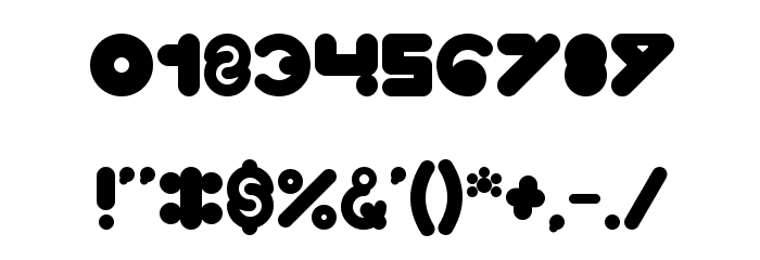 High Logic Bold Font OTHER CHARS