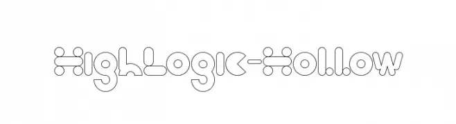 High Logic-Hollow  नि: शुल्क फ़ॉन्ट्स डाउनलोड