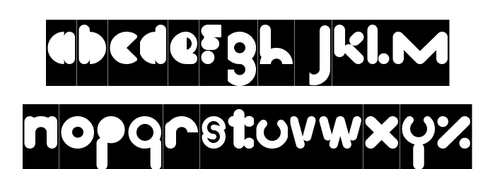 High Logic-Inverse Font LOWERCASE