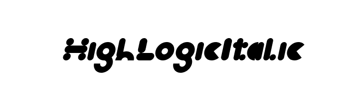 High Logic Italic  नि: शुल्क फ़ॉन्ट्स डाउनलोड