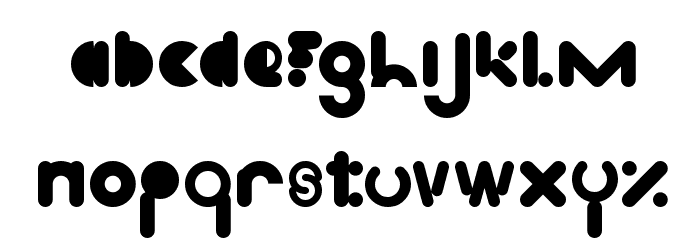 High Logic-Light Font LOWERCASE