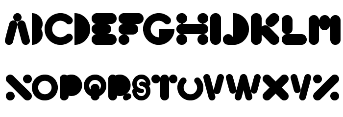 High Logic Font LOWERCASE