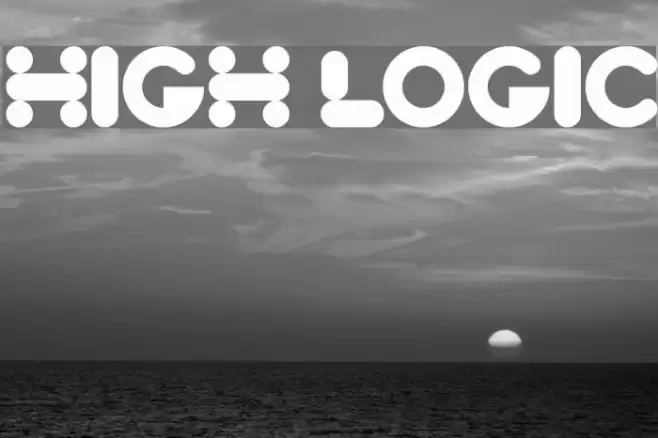 High Logic Font examples